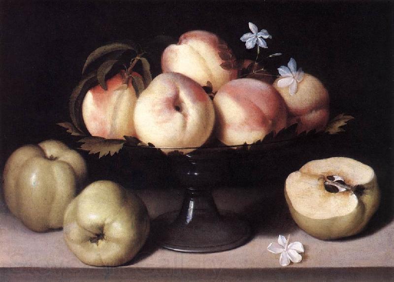 NUVOLONE, Panfilo Still-life with Peaches ag Norge oil painting art